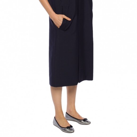 Salvatore Ferragamo My Joy Metallic Leather Ballet Flats Shoes Slip On Slides 9 - Picture 10 of 16